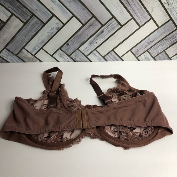 Soma Heirloom Rose Sensuous Lace Unlined Bra 44DD - Picture 2 of 2